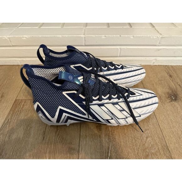 Adidas Freak Ultra 23 Inline Men Size 17 White Blue Football Cleats HP2452 NEW - Picture 1 of 7